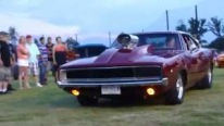 1968 Blown Pro Street Hemi Charger Performs an Insanely Nasty Ride