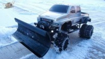 R/C Snow Plow Works as Functional as an Original Size One!