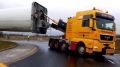 Transporting a Giant Blade through a Roundabout like a Boss
